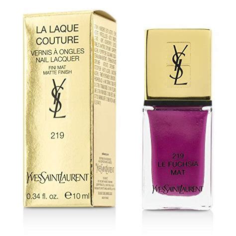 ysl le fuchsia mat|Yves Saint Laurent La Laque Couture Nail Lacquer The Mats, .